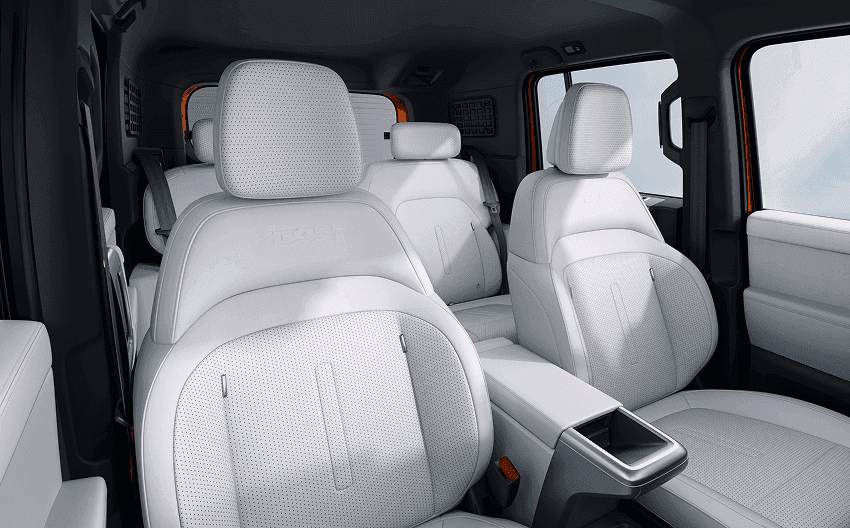 Spacious interior comfort